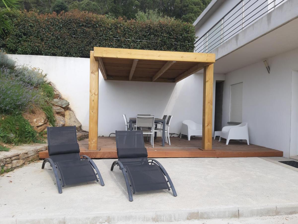 T2 Calme Avec Vue Mer Et Borne De Recharge Sur Demande Bastia  Exteriör bild
